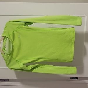 Under Armour Long Sleeve size Green Neon